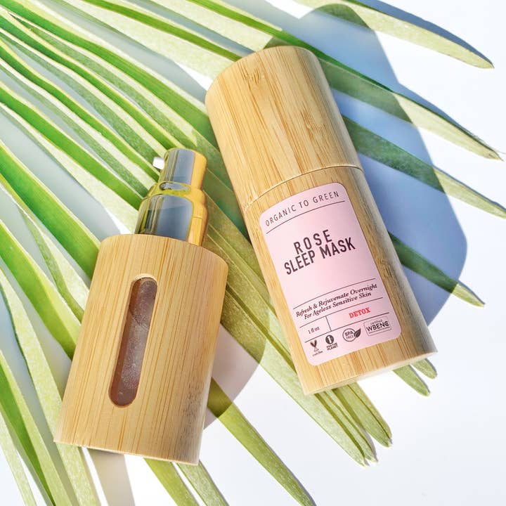 Rose Overnight Gel Mask - Repair for Anti-Aging for wholesale by Organic To Green