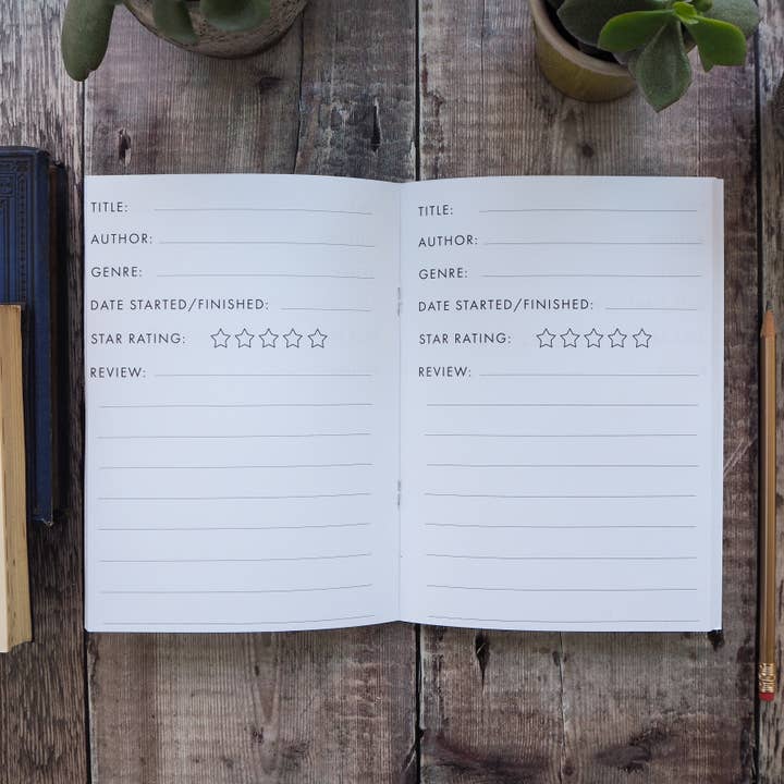 LiteraryEmporium - Wholesale Journal/Diary - Midnight Readers Club Reading Journal - Notebook2