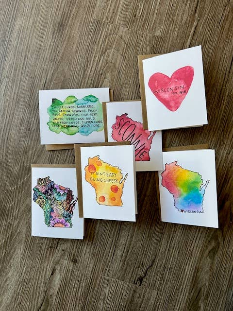 Paquet de 6 assortiments - Série Wisconsin pour la vente par Ink + Splash
