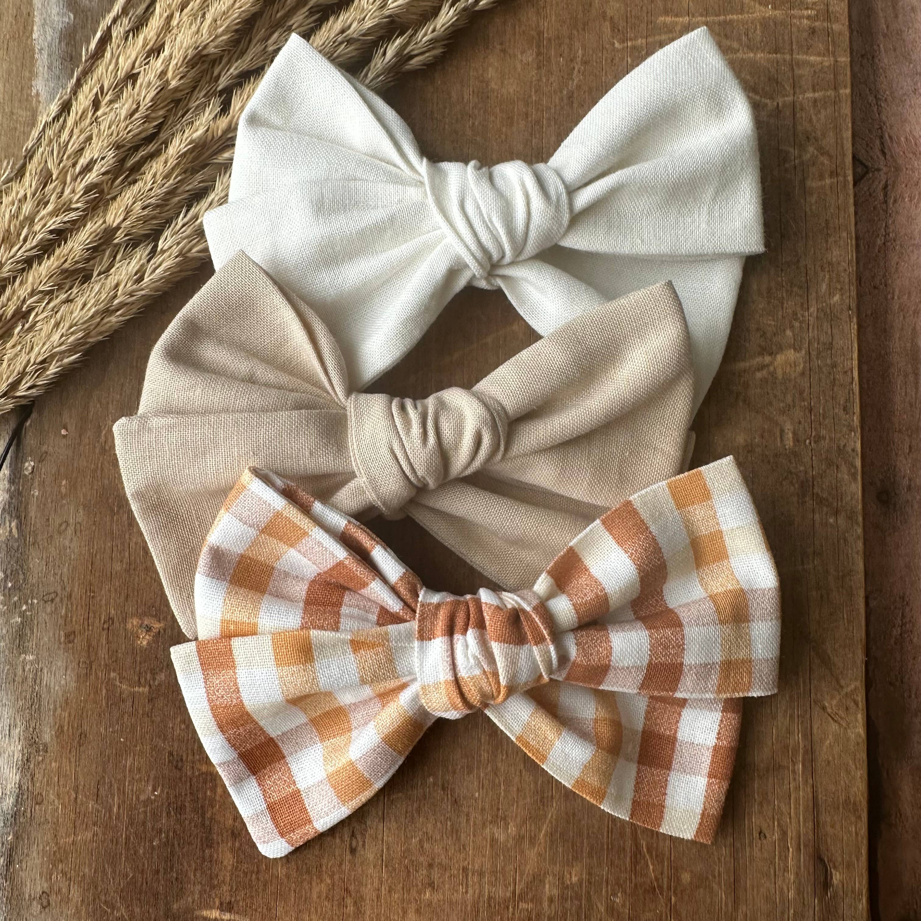 Brynn + Me - Wholesale Hair Bow - Kids - Fall Hair Bows, Girls Hair Accessory, Baby Bows, Stocking 3