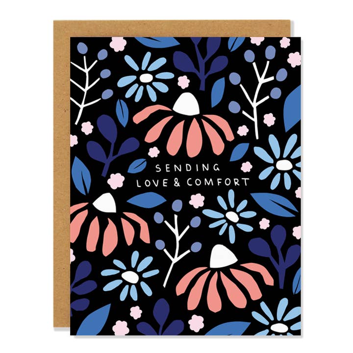 Love & Comfort - Greeting Card for wholesale by Badger & Burke