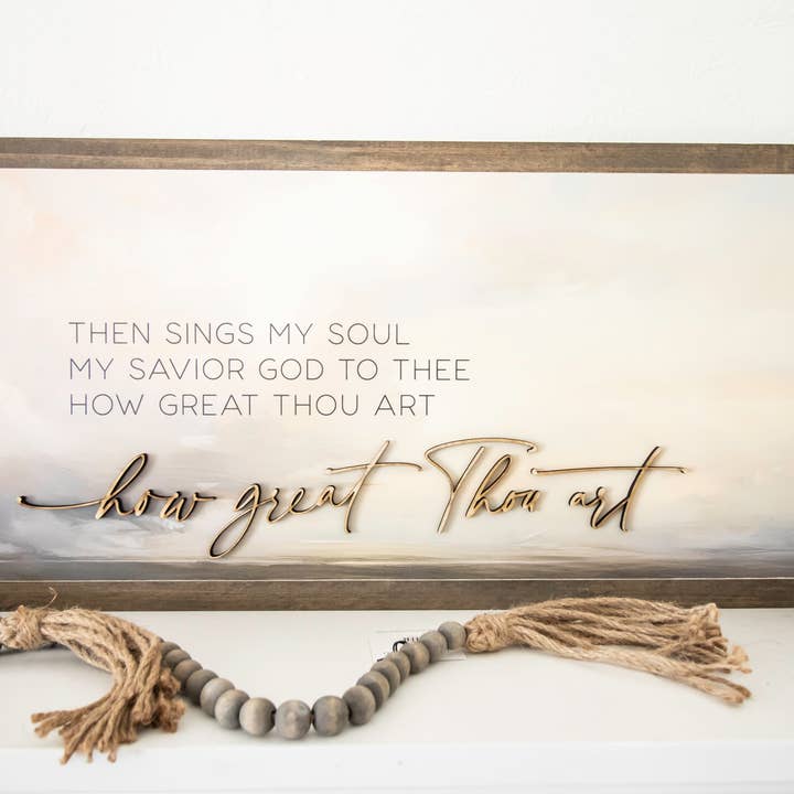 Joyfully Said - Wholesale Wall Sign - How Great Thou Art3