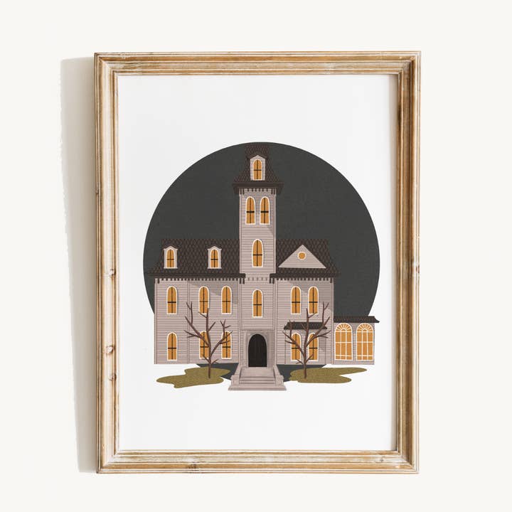 Addams Family Home Print for wholesale by Lux + Trip