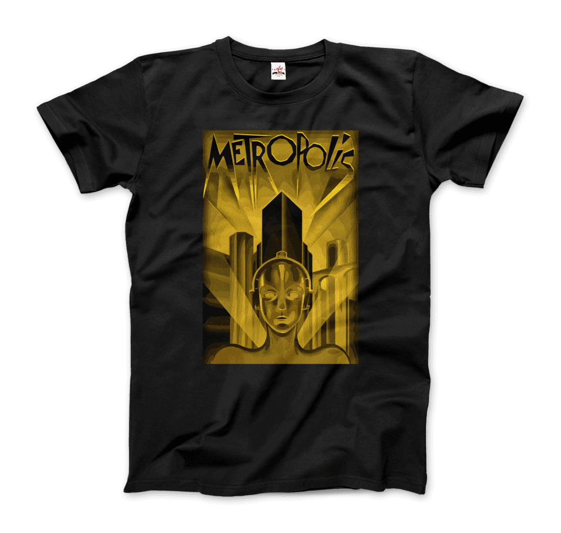 Art-O-Rama Shop – wholesale T-shirt (graphic) – unisex – Metropolis - 1927 Movie Poster Reproduction in Oil Paint T-Shirt0