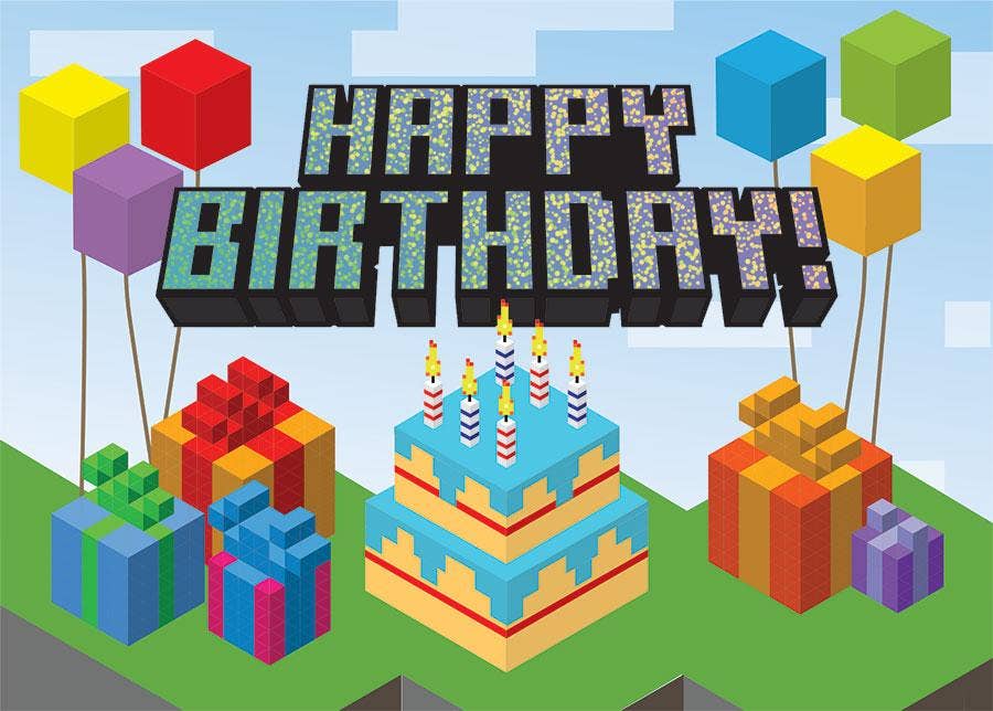 Paper House Productions - Wholesale Birthday Card - Video Game Foil Card0