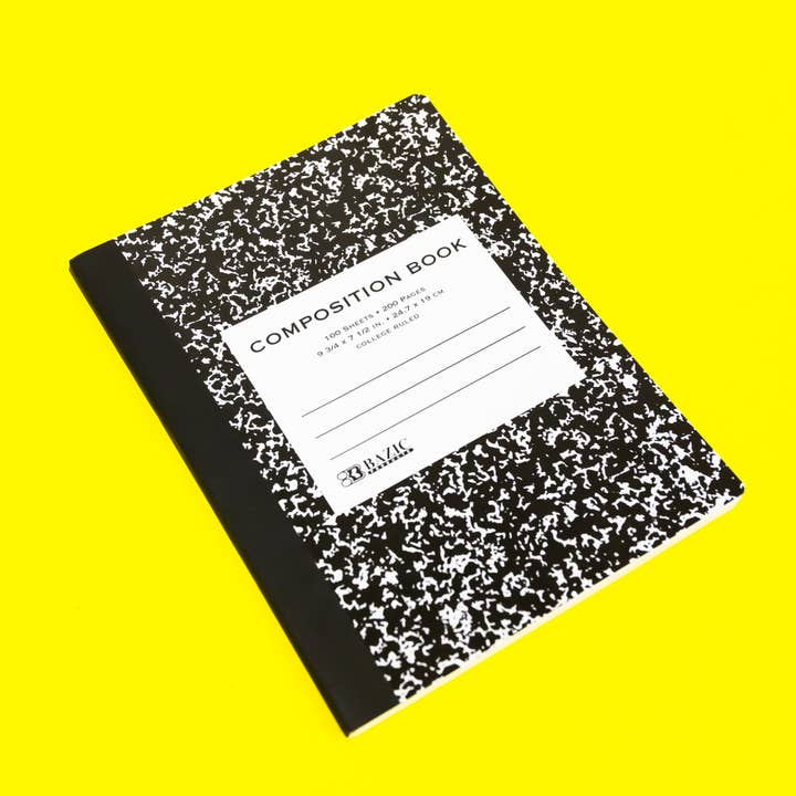 Luna Office Supply - Everyday Essential - Wholesale Notebook - Black Marble Composition Book3