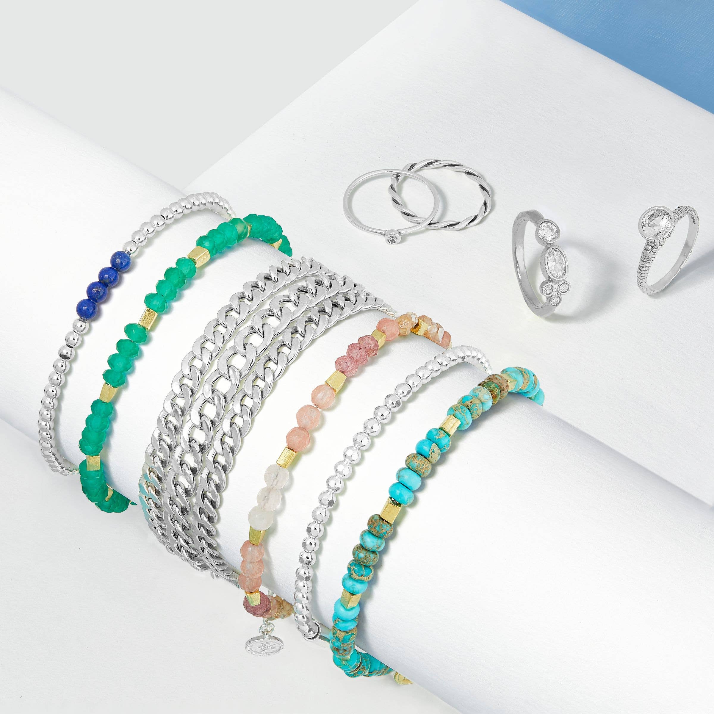 bleu Bracelet Silpada « Loyalty » en lapis-lazuli naturel en vente sur Faire3