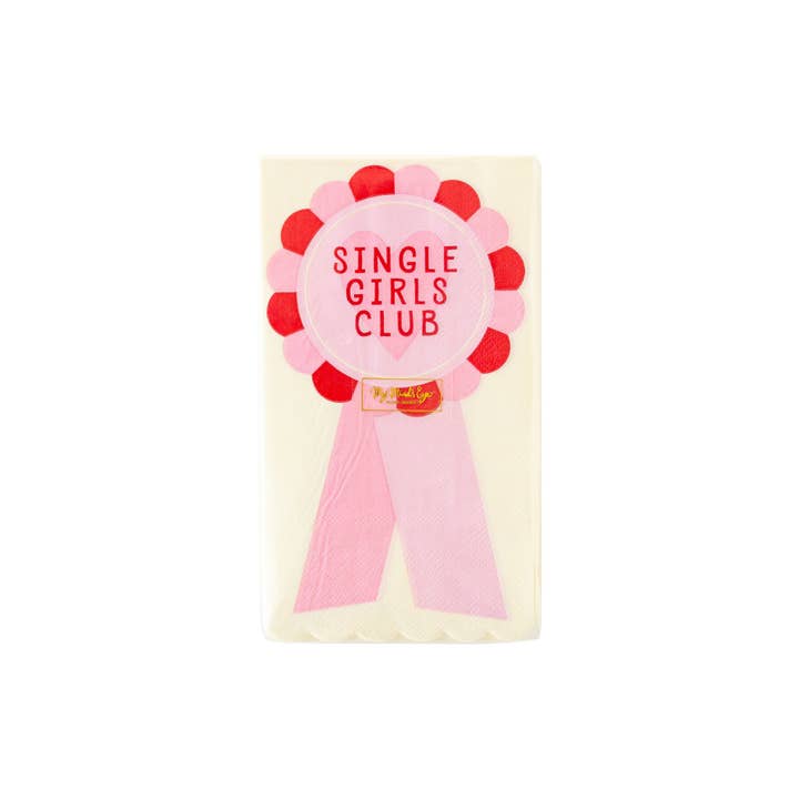 GAL1039 - Single Girls Club Guest Napkin for wholesale by My Mind’s Eye