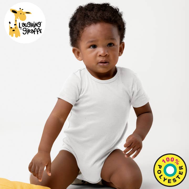 Laughing Giraffe - Wholesale Bodysuit (Non-Footed) - Baby - Laughing Giraffe Blank Baby Crew Neck Bodysuit - Sublimation