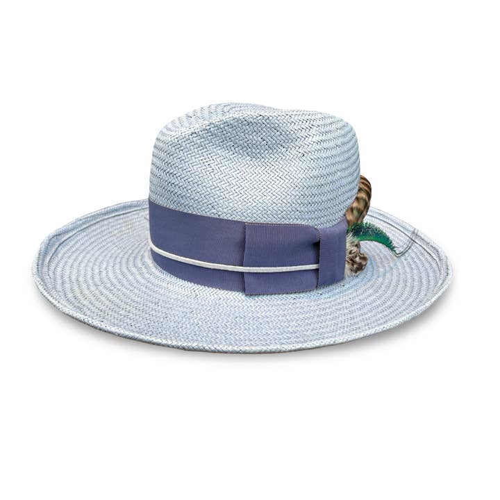 Mayo - Sombrero Fedora de Paja Shantung Boho para venta al por mayor de Cha Cha's House of Ill Repute