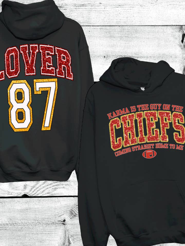 Karma is a guy on the Chiefs coming straight home to me Kelc for wholesale by A Blessed Texas Mess Boutique