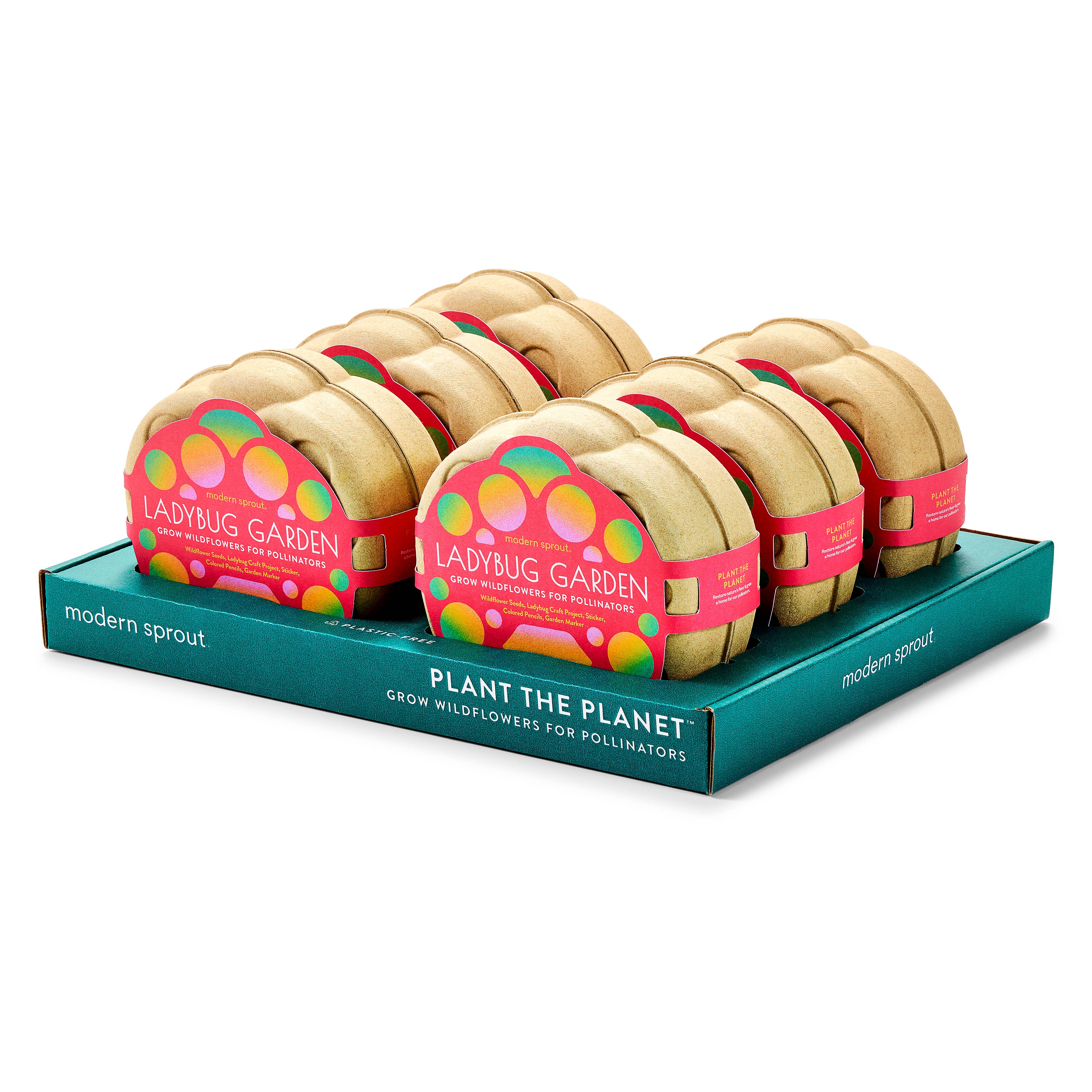 Modern Sprout - Wholesale DIY Craft Kit - Curious Critters Activity Kit - 6 Pk + Display0