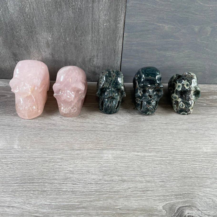Keystone Crystals - Wholesale Spiritual Stone/Crystal - Assorted Crystal Skulls – Bulk Lot for Gift Shops117