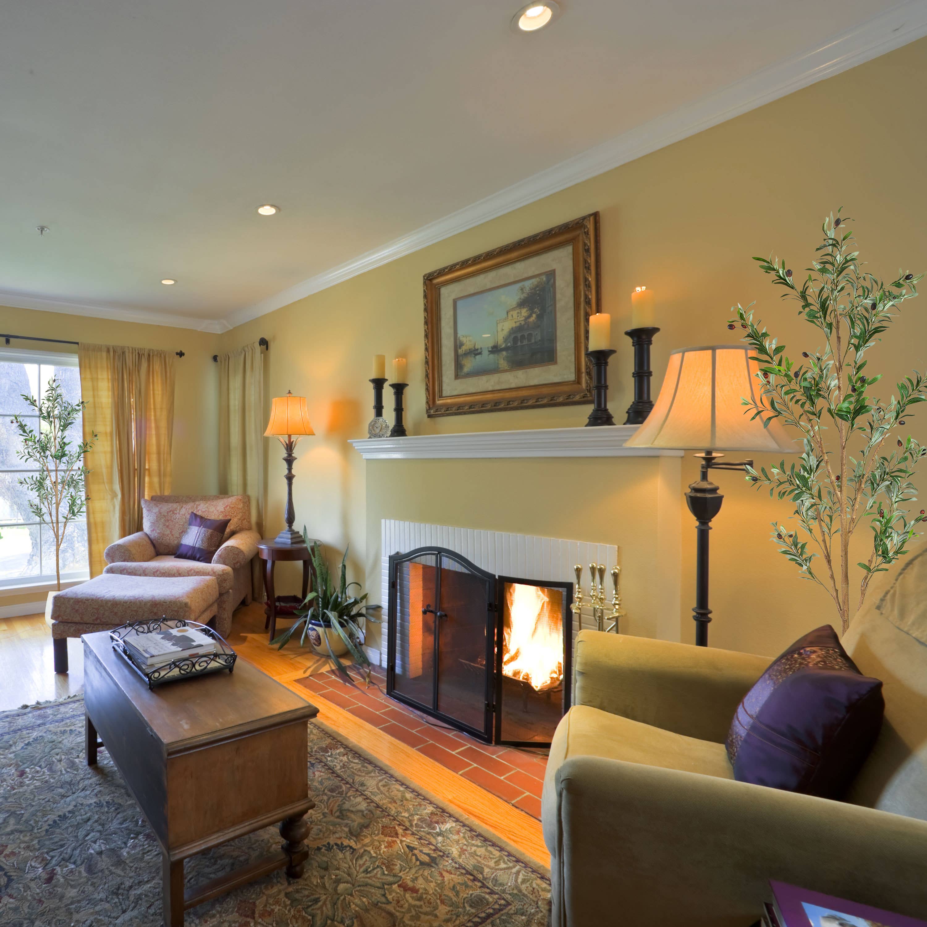 Sunnydaze Decor - Wholesale Artificial Plant - Artificial Olive Tree with Silk Leaves - 6 ft - Set of 29