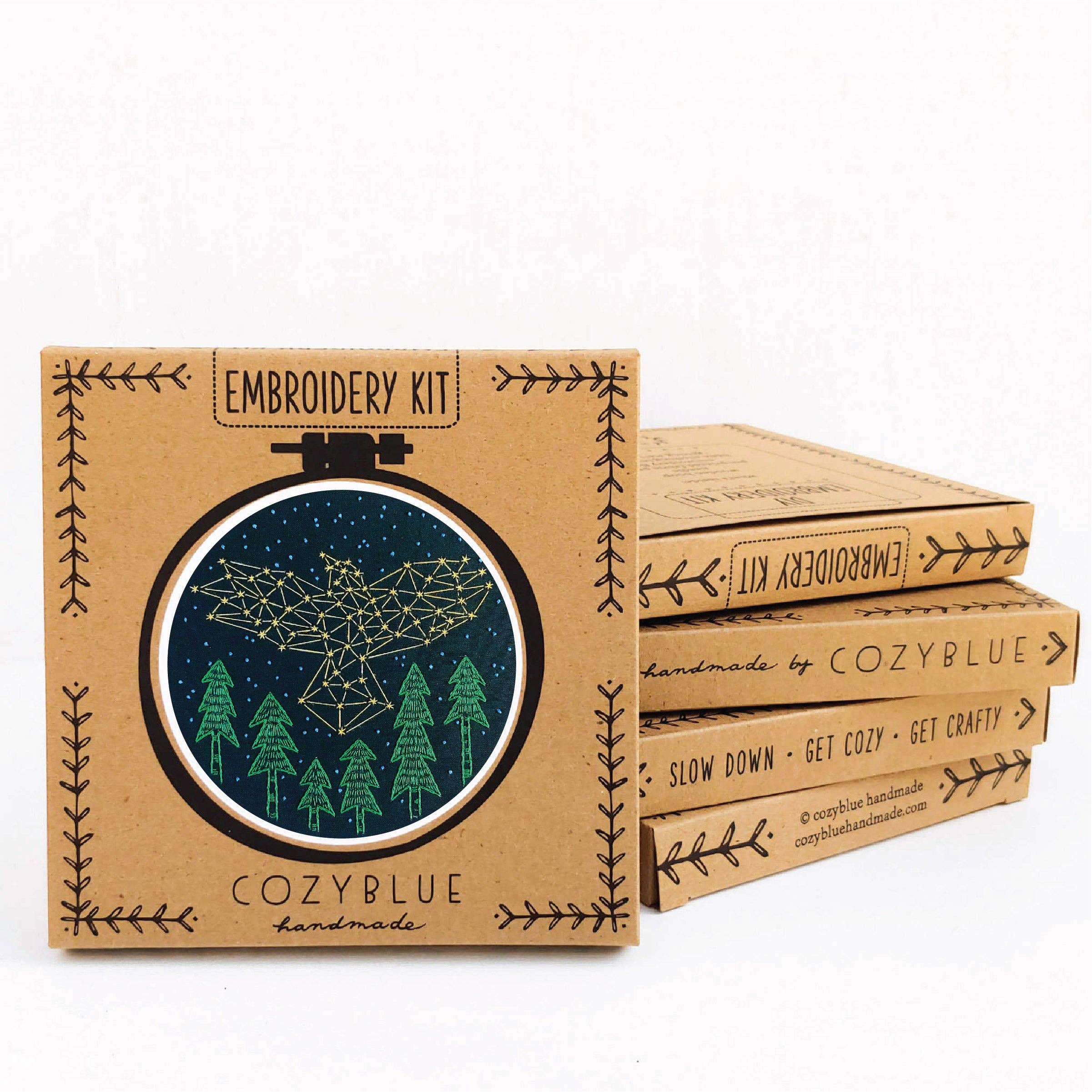 cozyblue handmade - Venta al por mayor Material para bordado/punto de cruz - kit de bordado The Crow1