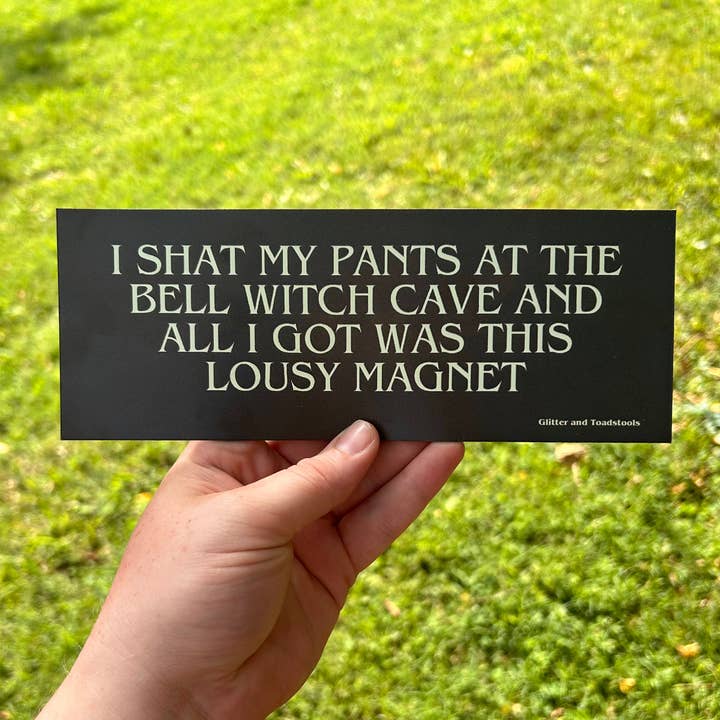 Íman de amortecedor removível Bell Witch por atacado de Glitter and Toadstools