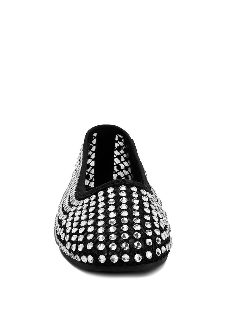 Rag Company - Wholesale Flats - Women's - Orson Naked Rhinestone Ballerinas3
