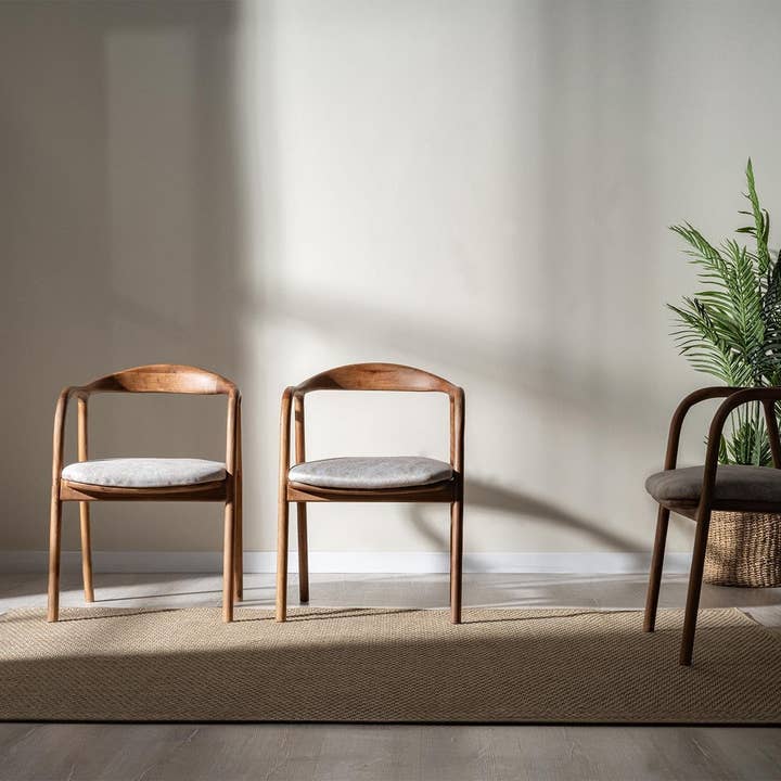 Deholzwart GmbH - Wholesale Chair - Atlas, high-quality chair made of solid walnut wood3