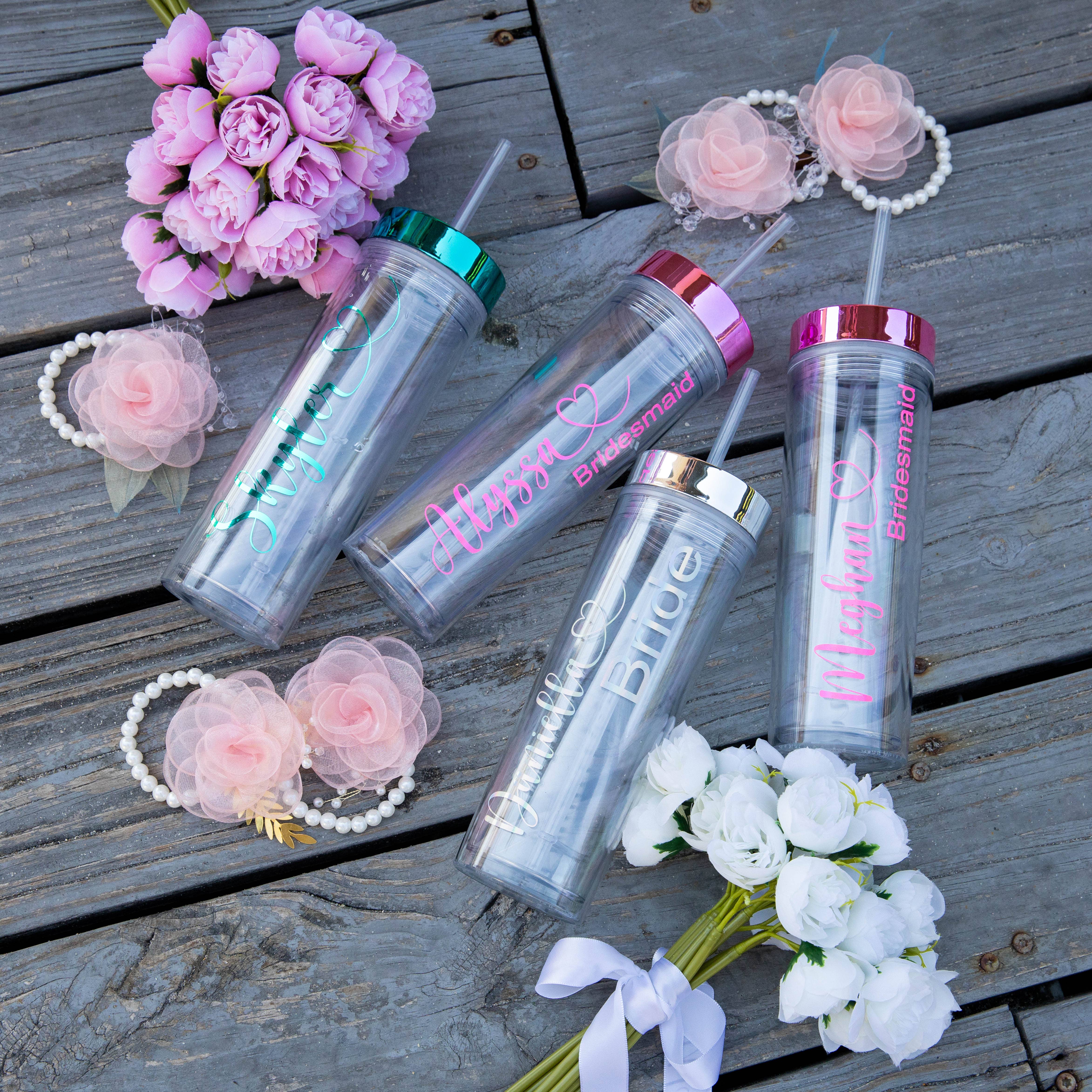 Sisters G Kids - Wholesale Geïsoleerd drinkgerei - Aangepaste heldere plastic bekers met metalen deksels6