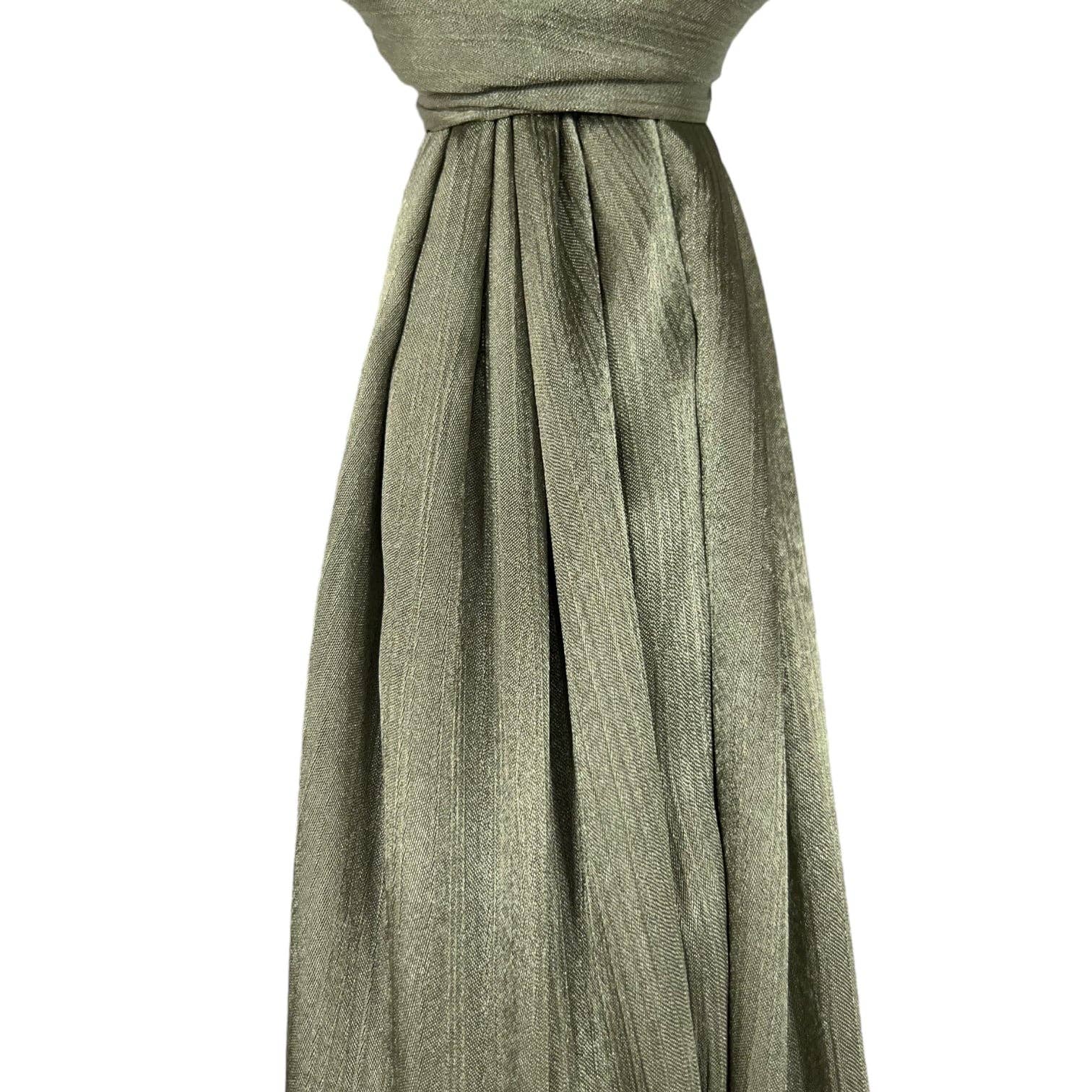 Lili Scarves (US Duty Free) - Vente Écharpe – femme - Foulard voile uni côtelé à éclat brillant12