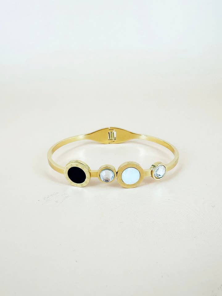 Stainless steel bangle bracelet for wholesale by D Bijoux