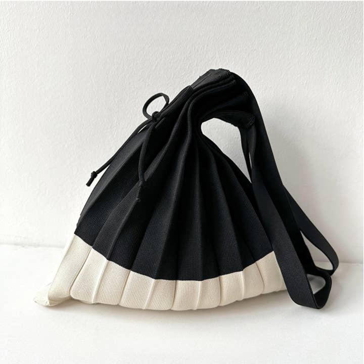 DrifWoo – Großhandel Tragetasche – Damen – Plissierte Strick-Tragetaschen Zurück zur Schule – Schulter-Shopper8