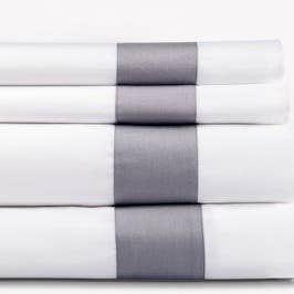 Square Grey Fitted Sheet for wholesale by Lino Vivo