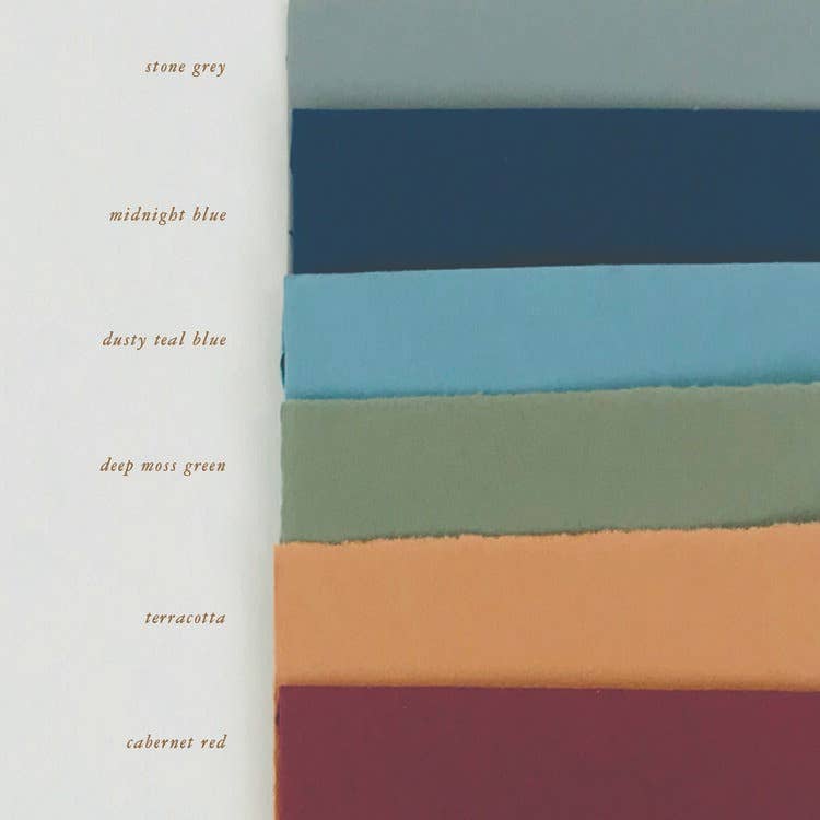 SOOLIP - Vendita all'ingrosso Buste - Buste in carta fatta a mano Arpa ~ Colori intensi3