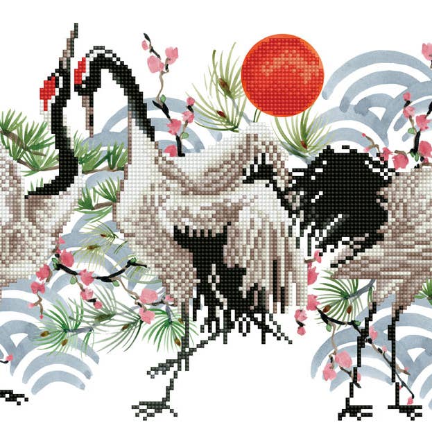 Brolga Dance for wholesale by DIAMOND DOTZ®