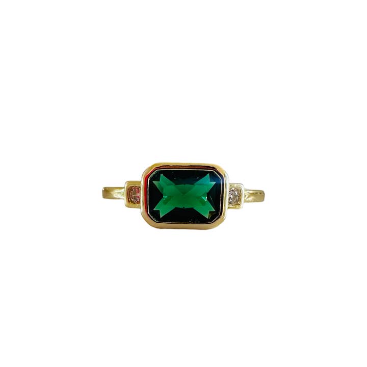 LG Green Ring for wholesale by Modern Opus