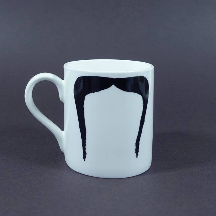 Peter Ibruegger Studio – wholesale Coffee mug – Moustache Mugs: Fu Manchu & Magnum Moustache