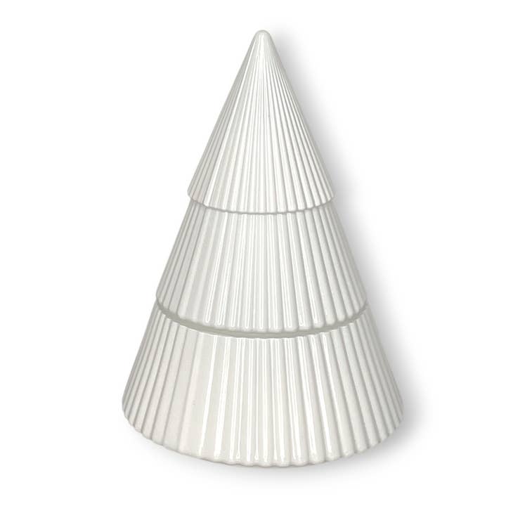 Crooked River Candle - Wholesale Jar/filled candle - Sugar Plum Fairy-Scented Candle-White Glass Tree Jar-Holiday4