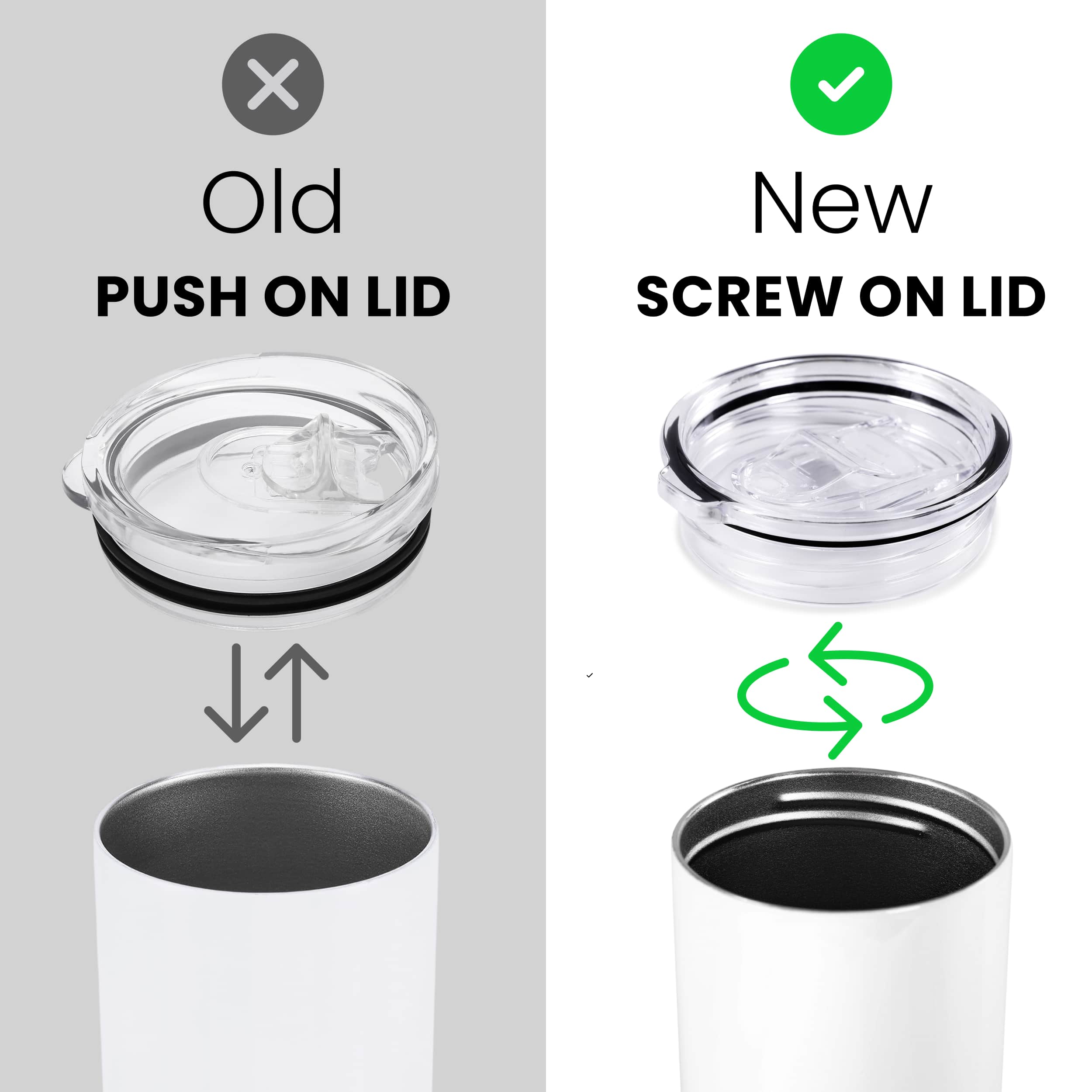 MakerFlo – copos e garrafas térmicas por atacado – Copo Magro 20oz Brilho Cintilante5