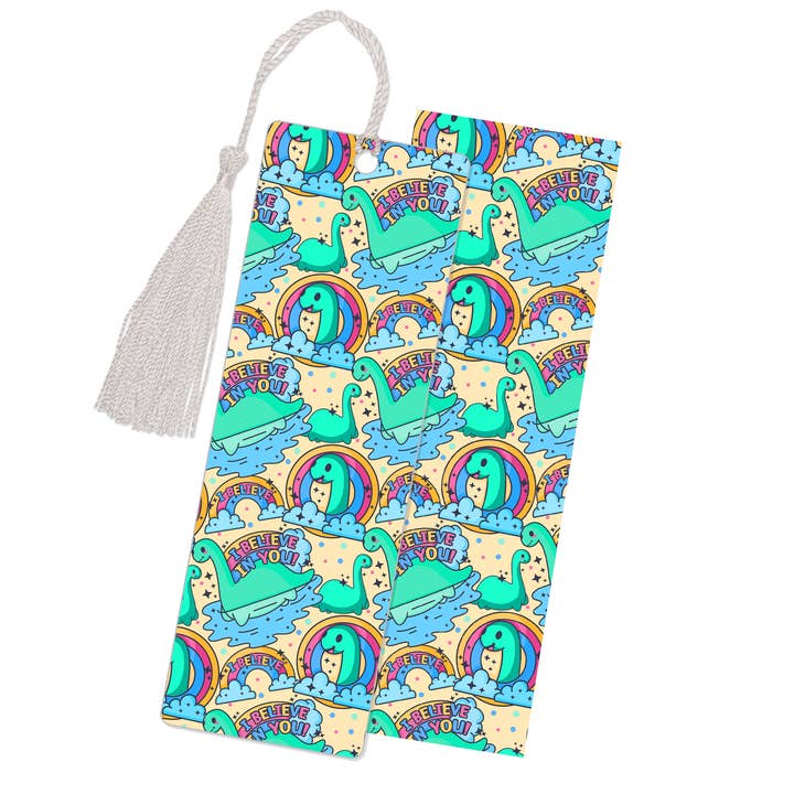 Nessie I Believe In You Bookmark for wholesale by Lil Charmery