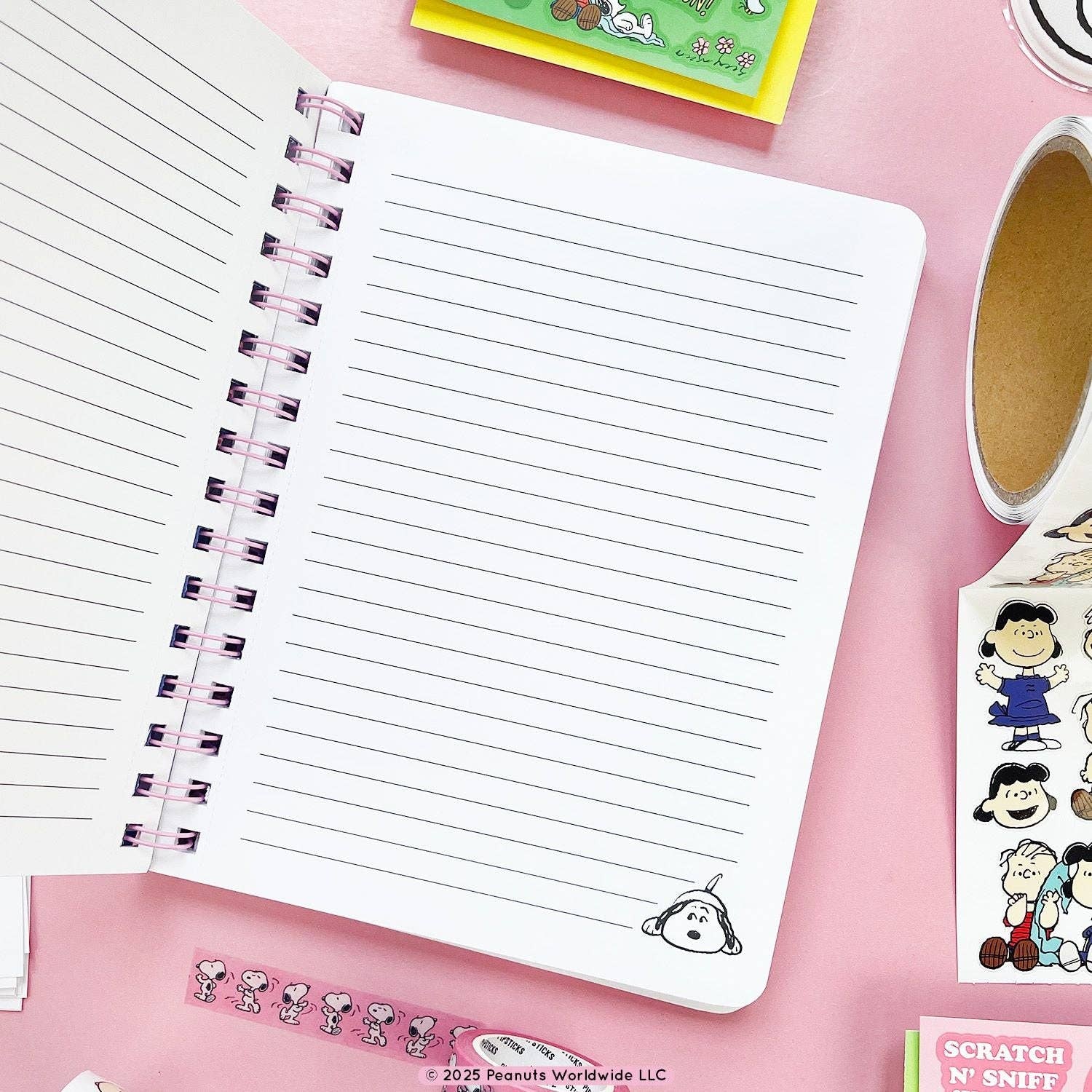 Pipsticks - Wholesale Sticker - Snoopy Take It Easy Spiral Notebook1
