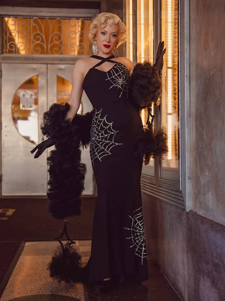 Glamour Ghoul Gown for wholesale by Elle Rebel