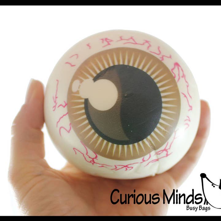 Curious Minds Toys - Wholesale Squishy Toy - Kids & Baby - 1 Large Eye Slow Rise Squishy Foam Stress Ball - Sensory,8