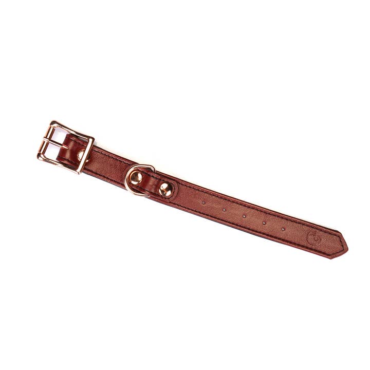 Liebe Seele - Wholesale Sex Toy - Wine Red Leather Collar and Wrist Restraints Harness