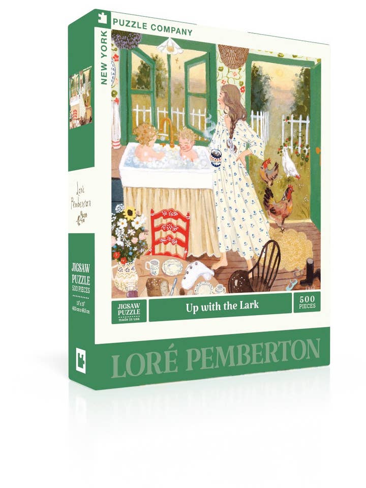Avec l'alouette - Puzzle de 500 pièces pour la vente par New York Puzzle Company