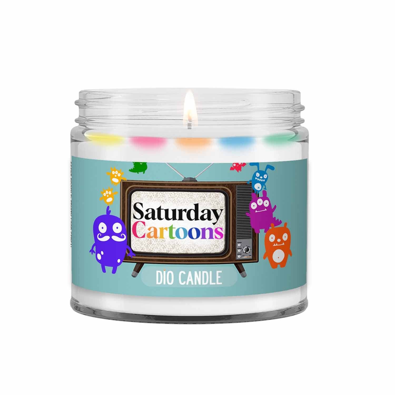 Dio Candle Company - Wholesale Jar/Filled Candle - Saturday Cartoons Cereal Candle4