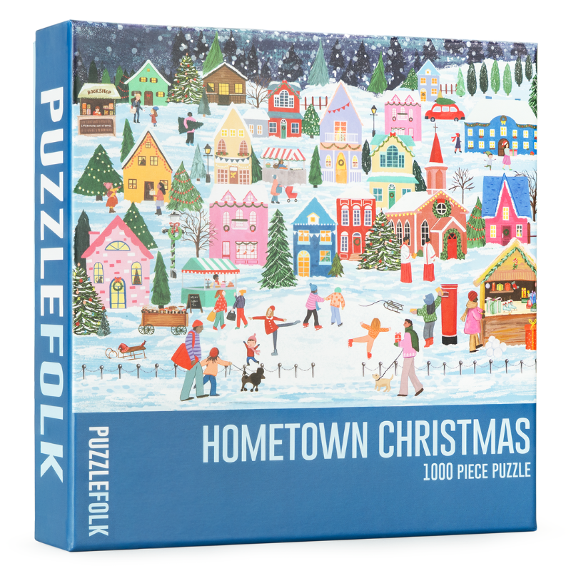 Puzzlefolk - Vente Puzzle – adulte - Noël de ville natale0