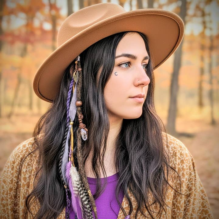 Sea Gypsy Designs - Vente Extensions de cheveux - Choisissez vos couleurs ! BOHO ∆ GYPSYDREADS multicouches7