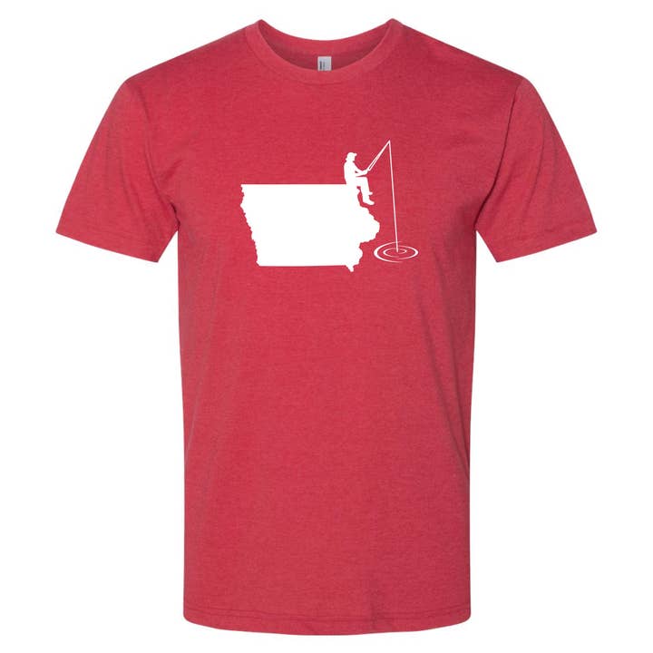 T-shirt de pêche Iowa pour la vente par Iowa Awesome
