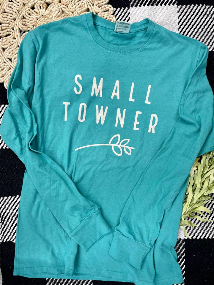 Small Towner Long Sleeve Graphic Tee for wholesale by Shirts Plus, Inc.