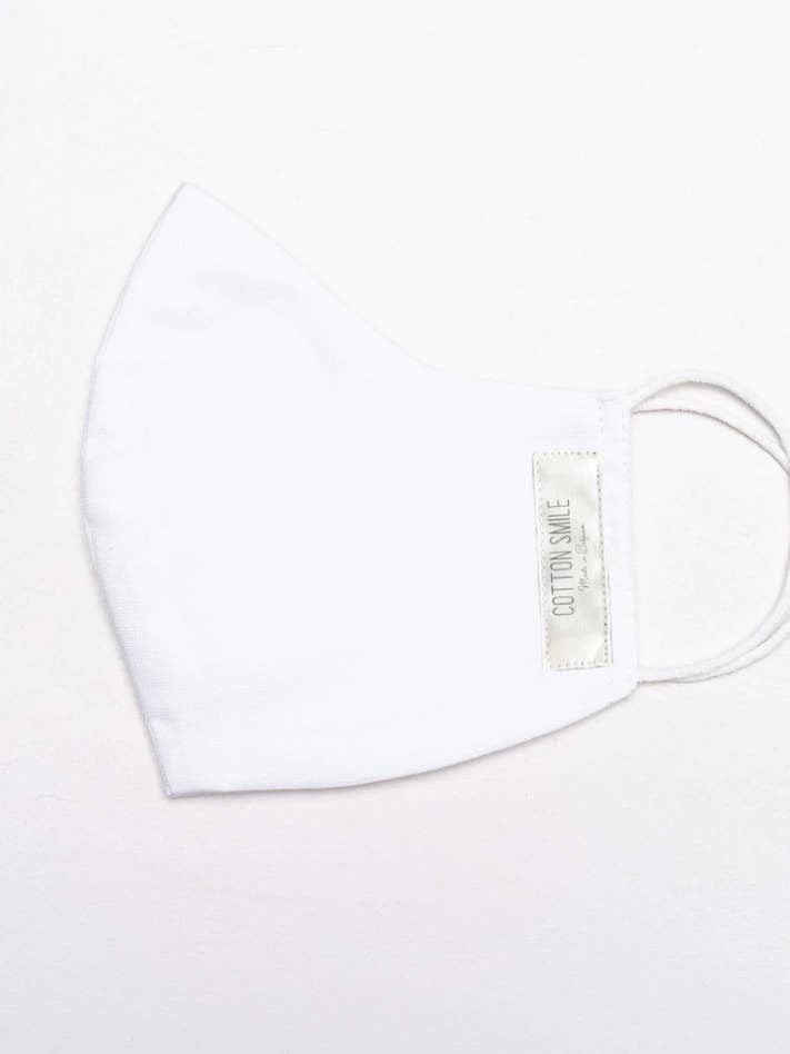 Ibiza mask (white) for wholesale by Cotton Smile Face Mask & Jewelry