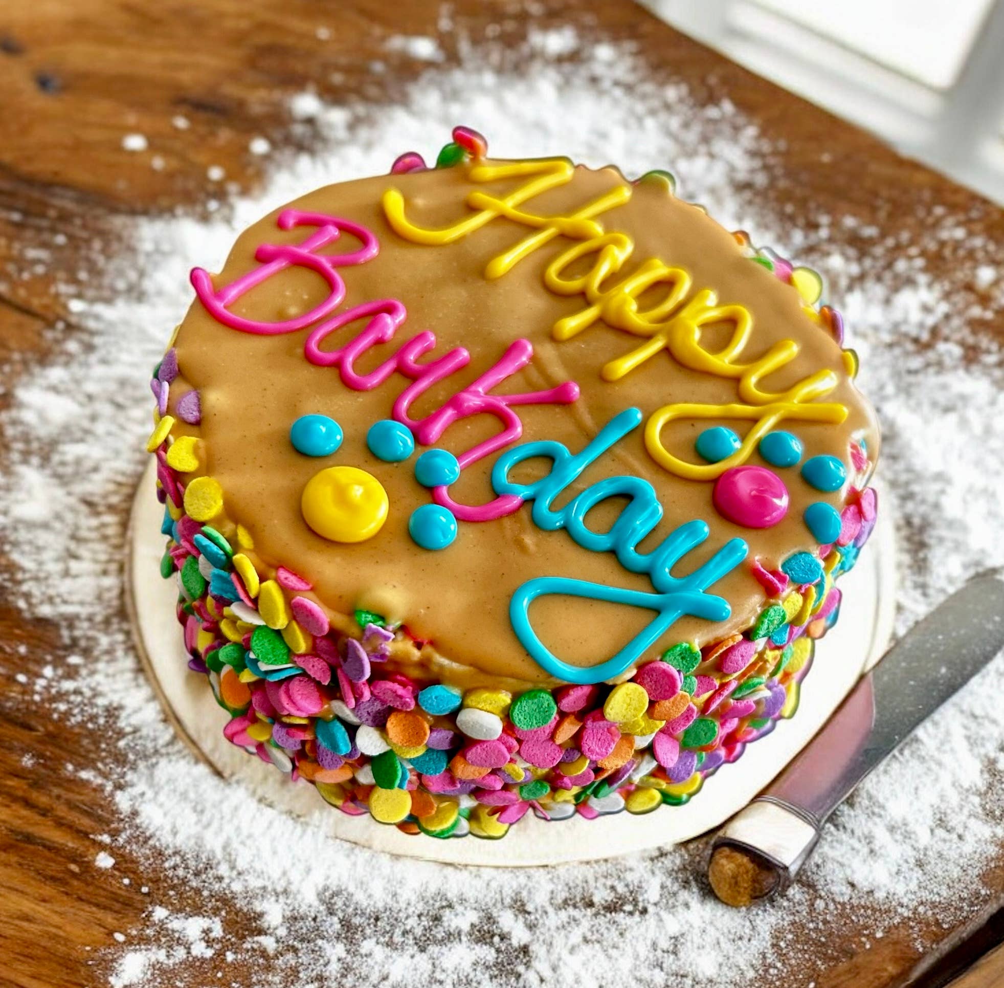 YumYum4DOGS - Vente Friandises – chien - Gâteau Friandise pour Chien PB Confetti0