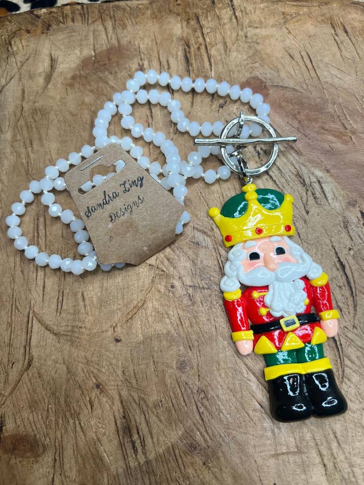 👑 Nutcracker King Necklace – “Rule the Holidays in Sparkle! for wholesale by Sandra Ling Designs