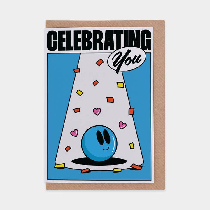 Celebrating You Greetings Card for wholesale by Evermade