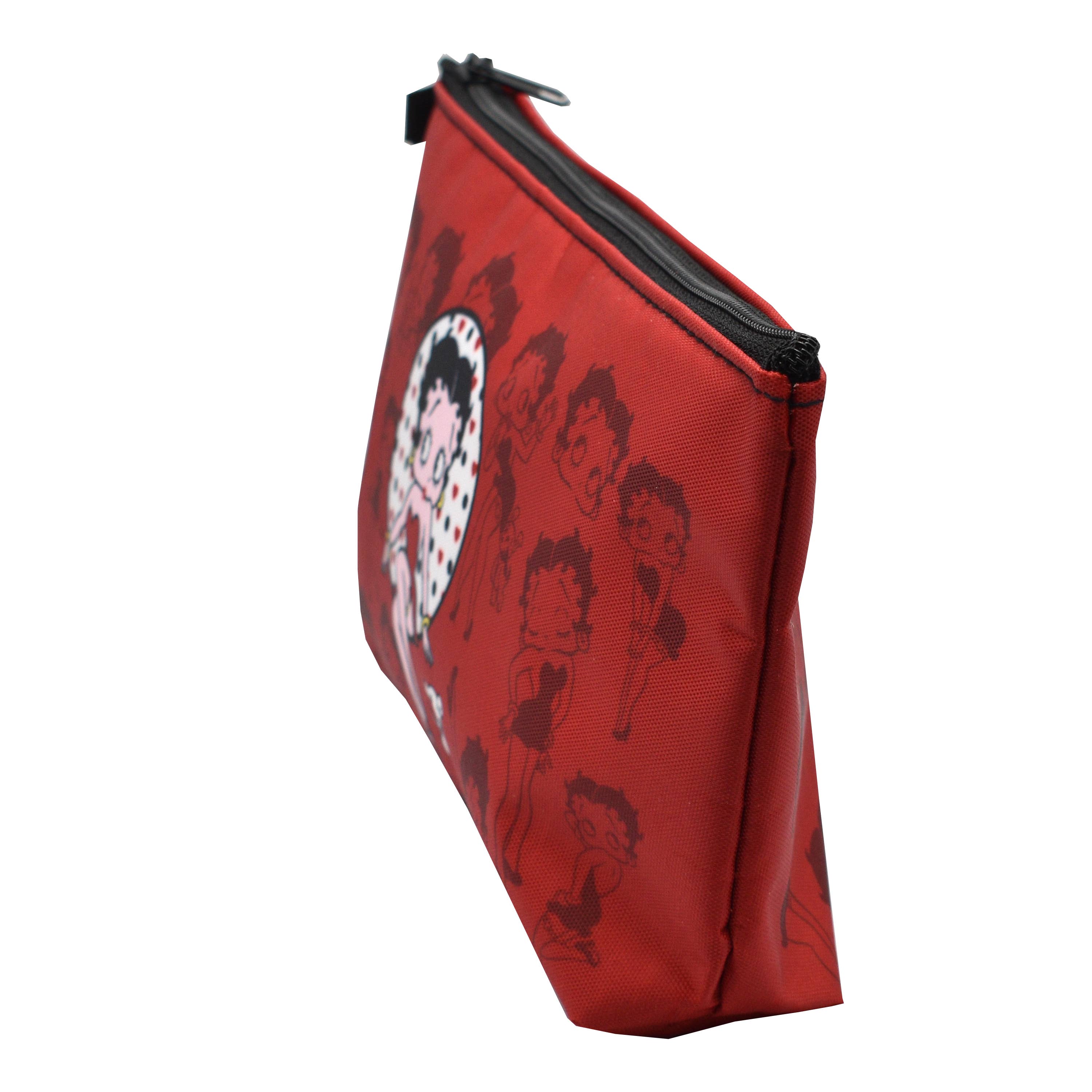 MID-SOUTH PRODUCTS - Wholesale Makeup/Cosmetic Bag - Betty Boop Make Up Bag - Red1