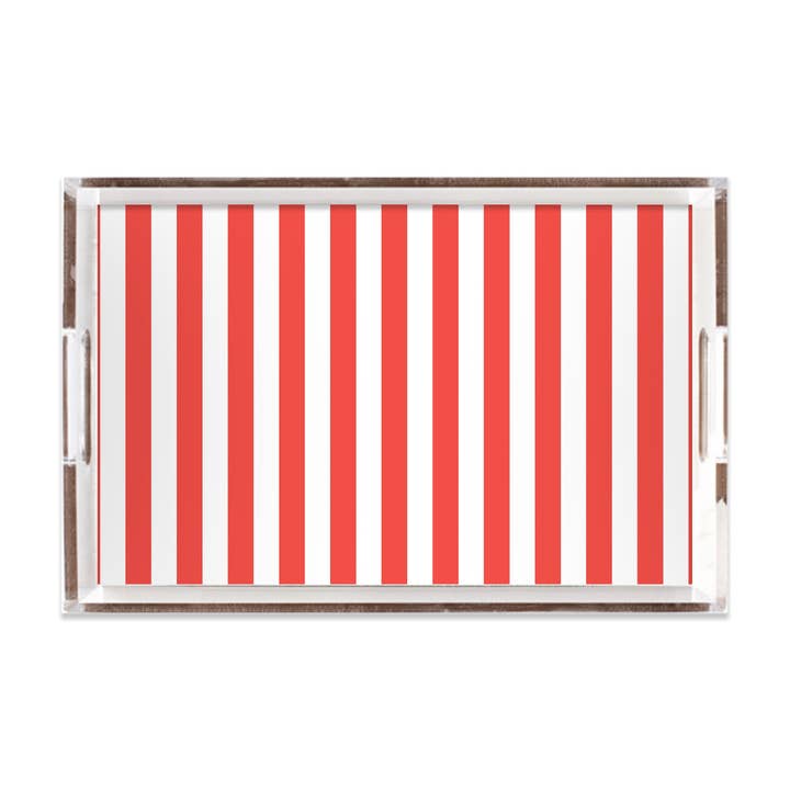 Katie Kime - Wholesale Decorative Tray - Retro Stripe Lucite Tray4
